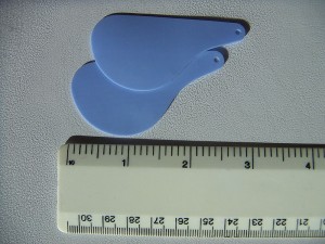 Splint placed after septal surgery